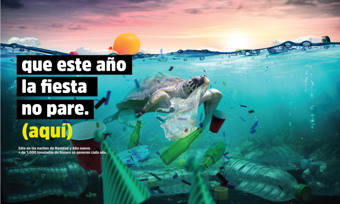 Lanzan campaña para evitar consumo de cotillón y plásticos desechables en fiestas de fin de año Lanzan campaña para evitar consumo de cotillón y plásticos desechables en fiestas de fin de año