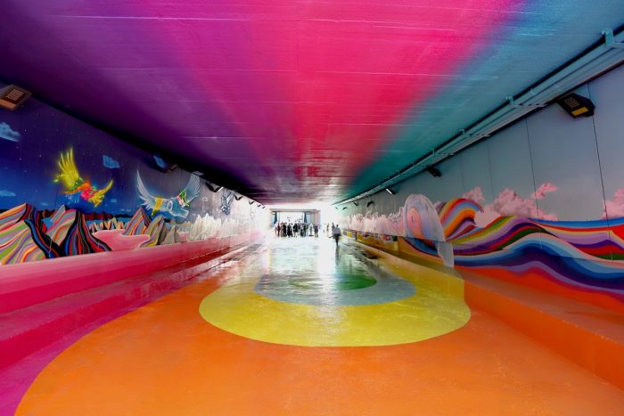 Nuevos murales, rediseño y repintado en renovado Paseo Bandera Nuevos murales, rediseño y repintado en renovado Paseo Bandera
