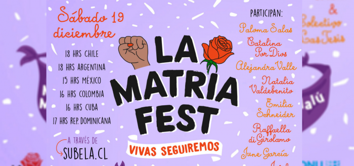 Músicas latinoamericanas se unen en festival gratuito contra el femicidio