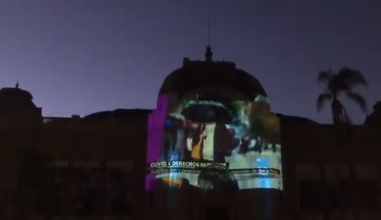 INDH conmemora el Día Internacional de los Derechos Humanos con proyección lumínica en el Museo de las Bellas Artes INDH conmemora el Día Internacional de los Derechos Humanos con proyección lumínica en el Museo de las Bellas Artes