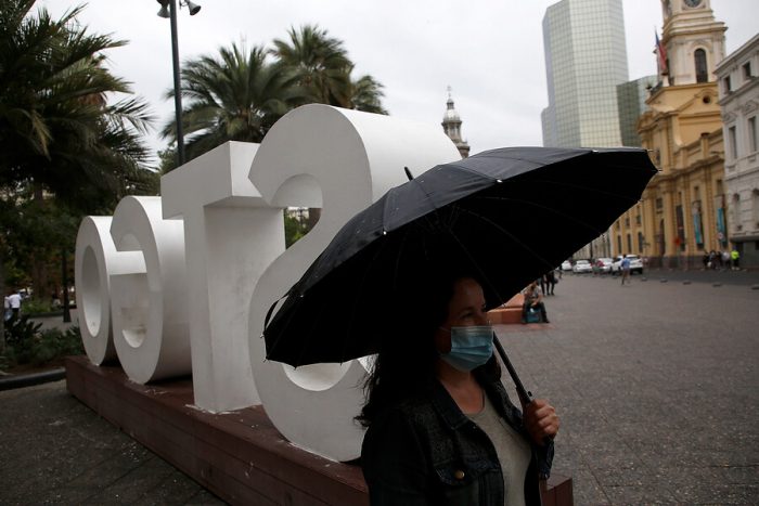 Meteorología informa que agua caída durante sistema frontal supera los 35 milímetros en la RM: «Es más de lo esperado» Meteorología informa que agua caída durante sistema frontal supera los 35 milímetros en la RM: