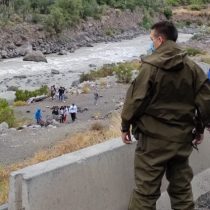 San José de Maipo: se registran lluvias en el sector cordillerano de Santiago y desalojan a personas que seguían en las orillas del río