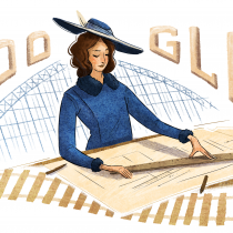 Justicia Espada Acuña: la primera ingeniera civil de Chile es homenajeada hoy con el Doodle de Google