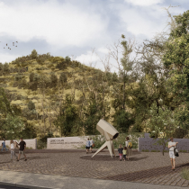 La propuesta ganadora para la construcción del Parque Observatorio Cerro Calán