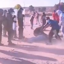 Desalojo en toma de Maipú terminó con fuertes enfrentamientos entre Carabineros y pobladores