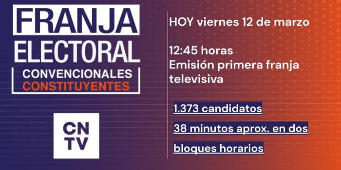 Diaguitas y collas abrieron franja electoral en TV por Convencionales Constituyentes Diaguitas y collas abrieron franja electoral en TV por Convencionales Constituyentes