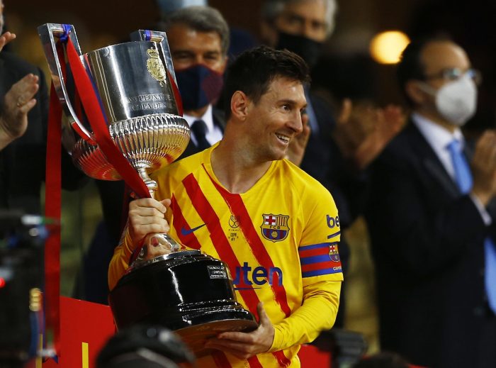 Un brillante Messi lleva al Barça al título en la Copa del Rey