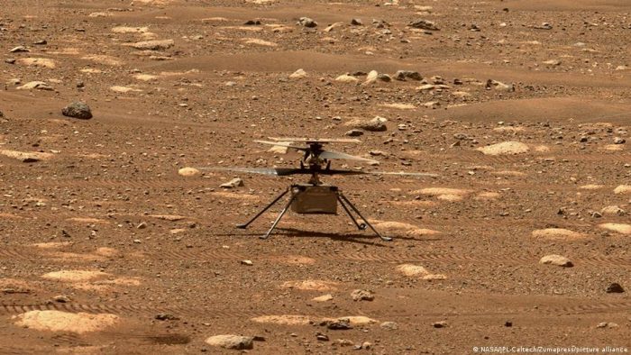 Helicóptero Ingenuity hace historia y vuela sobre Marte