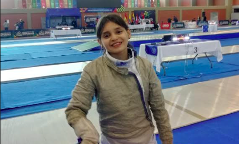 Florencia Cabezas, campeona nacional de esgrima: “Quiero darle una medalla de oro a Chile”