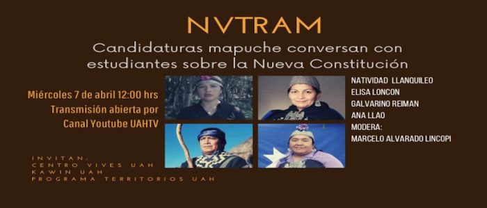 Conversatorio con candidaturas mapuche sobre la Nueva Constitución Conversatorio con candidaturas mapuche sobre la Nueva Constitución