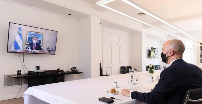 Presidente Alberto Fernández le dice a enviado especial de Joe Biden que en Argentina «no habrá bases extranjeras» Presidente Alberto Fernández le dice a enviado especial de Joe Biden que en Argentina