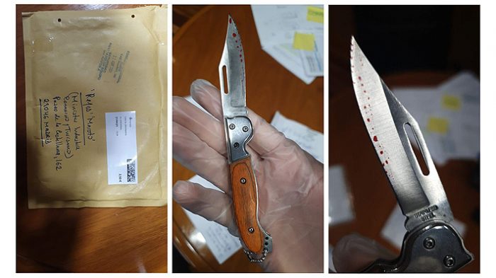 Escala tensión en España: ministra recibe carta con navaja en su interior y remitente es identificado Escala tensión en España: ministra recibe carta con navaja en su interior y remitente es identificado