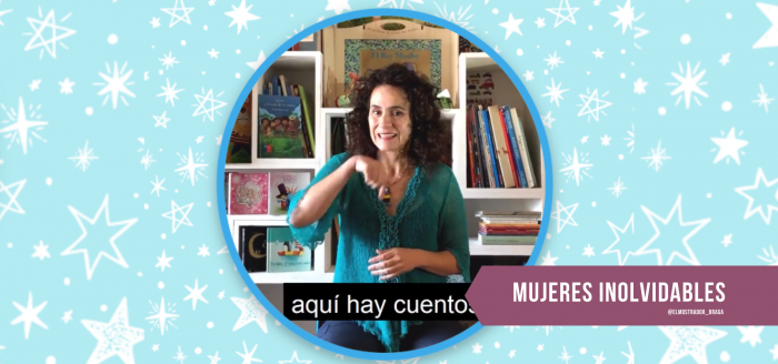 Natacha Valenzuela, la mujer que ha adaptado cientos de cuentos en beneficio de niñas y niños sordos o ciegos Natacha Valenzuela, la mujer que ha adaptado cientos de cuentos en beneficio de niñas y niños sordos o ciegos