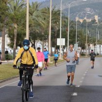 Running, caminata, trekking y bicicleta son los más practicados en banda horaria deportiva