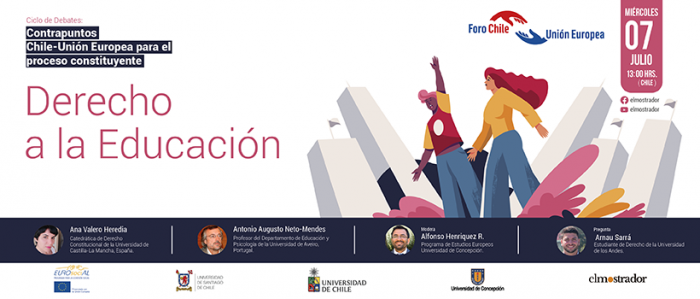 Derecho a la Educación: panel analizará las experiencias en países de la Unión Europea y su relevancia para el debate constitucional chileno