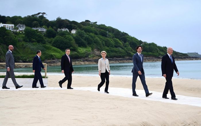 Líderes del G7 concuerdan en mantener estímulos fluyendo en sus economías Líderes del G7 concuerdan en mantener estímulos fluyendo en sus economías