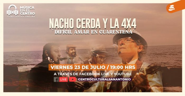 Nacho Cerda y la 4×4 en Centro Cultural San Antonio Nacho Cerda y la 4×4 en Centro Cultural San Antonio