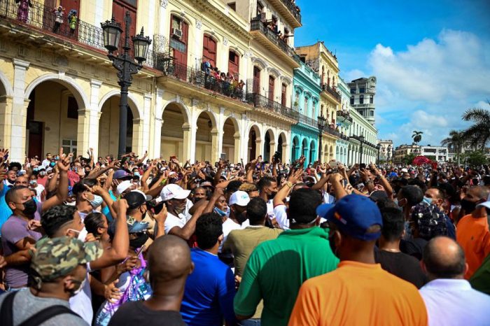Efervescencia en el Caribe, estallido social en Cuba Efervescencia en el Caribe, estallido social en Cuba
