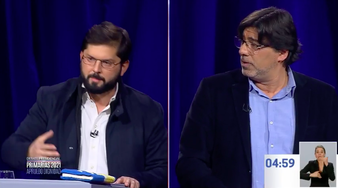 Ayuda para las pymes y situación en Cuba: los principales choques entre Jadue y Boric en último debate televisivo de Apruebo Dignidad Ayuda para las pymes y situación en Cuba: los principales choques entre Jadue y Boric en último debate televisivo de Apruebo Dignidad