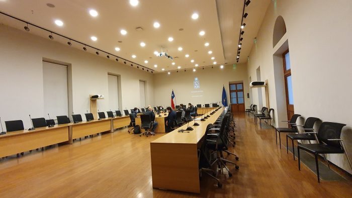 Las instalaciones de la Casa Central de la Universidad de Chile donde podría sesionar la Convención Constitucional Las instalaciones de la Casa Central de la Universidad de Chile donde podría sesionar la Convención Constitucional