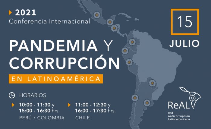 “Pandemia y Corrupción en Latinoamérica”: la conferencia donde presentarán reportes sobre transparencia en el proceso de vacunación anticovid de la región “Pandemia y Corrupción en Latinoamérica”: la conferencia donde presentarán reportes sobre transparencia en el proceso de vacunación anticovid de la región