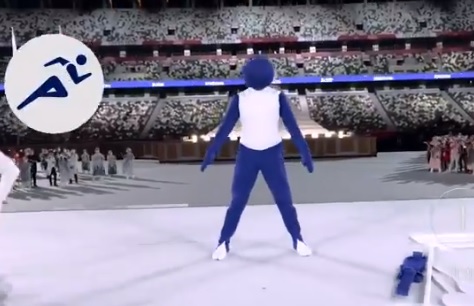 Pictografías olímpicas creadas para los Juegos de Tokio 1964 fueron las grandes protagonistas de la ceremonia inaugural de la edición 2020 Pictografías olímpicas creadas para los Juegos de Tokio 1964 fueron las grandes protagonistas de la ceremonia inaugural de la edición 2020