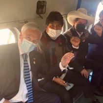 La intensa visita del Presidente Piñera a Perú: reuniones con Pedro Castillo, viaje en helicóptero con Evo Morales y 