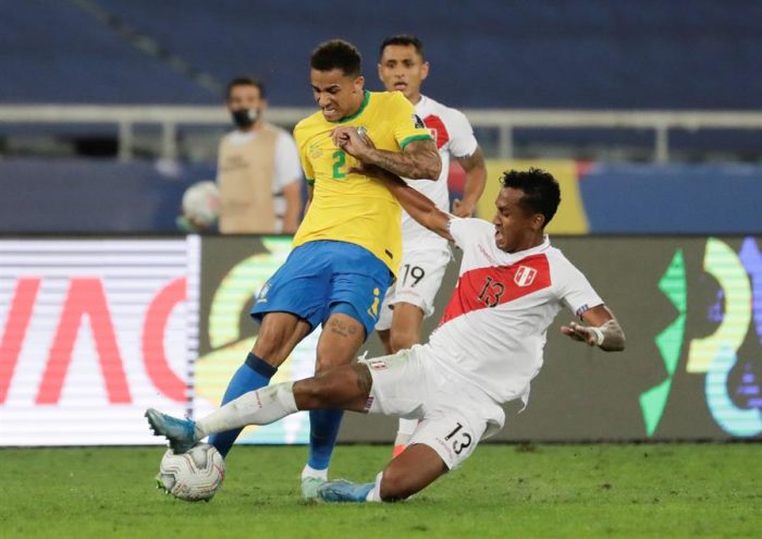 Brasil vence por la cuenta mínima a Perú y avanza a la final de la Copa América Brasil vence por la cuenta mínima a Perú y avanza a la final de la Copa América