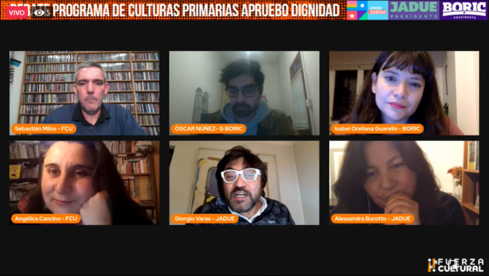 Ley de medios enfrenta a equipos de Jadue y Boric en inédito debate sobre cultura Ley de medios enfrenta a equipos de Jadue y Boric en inédito debate sobre cultura