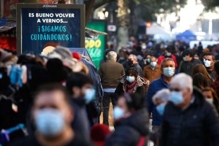 Chile reporta una positividad de 1,78 %, la más baja de toda la pandemia