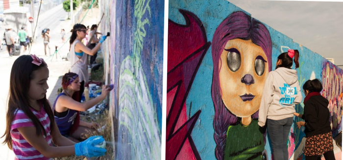 El arte del muralismo como fuerza de sororidad femenina El arte del muralismo como fuerza de sororidad femenina