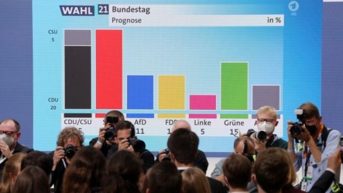 Elecciones en Alemania: los primeros resultados otorgan una ligera ventaja a los socialdemócratas frente a los conservadores Elecciones en Alemania: los primeros resultados otorgan una ligera ventaja a los socialdemócratas frente a los conservadores