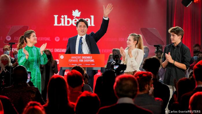 Trudeau gana tercer mandato en Canadá, sin mayoría parlamentaria Trudeau gana tercer mandato en Canadá, sin mayoría parlamentaria