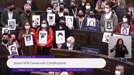 El emocionado homenaje del convencional Roberto Celedón a un día del 11: “Por esas personas que dieron la vida por este pueblo, hacemos este trabajo para darle a Chile una Nueva Constitución”