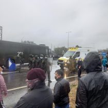 Protesta en Ruta 5 Sur: manifestante acusa lesión ocular por actuar de Carabineros