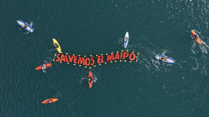 Comunidades outdoors se unen para manifestarse contra Alto Maipo