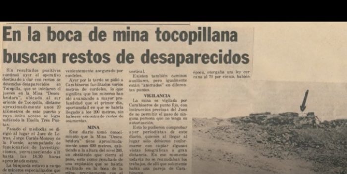 Episodio Tocopilla: querellantes recurrirán fallo que rebaja penas a represores aplicando la media prescripción Episodio Tocopilla: querellantes recurrirán fallo que rebaja penas a represores aplicando la media prescripción