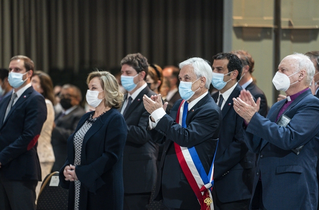 Presidente Piñera encabezó su último Te Deum Evangélico