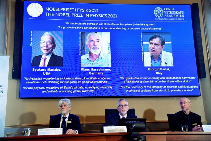Nobel de Física para los sistemas físicos complejos y los estudios del clima Nobel de Física para los sistemas físicos complejos y los estudios del clima