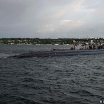 Submarino nuclear estadounidense choca con 