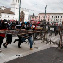 Violencia en Quito marca jornada de protestas en Ecuador