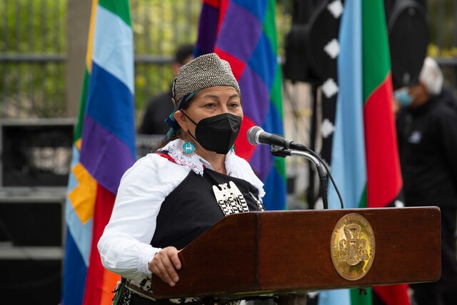 Elisa Loncon critica aplicación de estado de excepción en zona mapuche: 