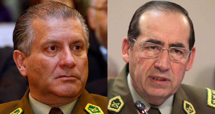 Pacogate: decretan prisión preventiva de ex generales directores de Carabineros Gustavo González Jure y Bruno Villalobos, el favorito de Bachelet Pacogate: decretan prisión preventiva de ex generales directores de Carabineros Gustavo González Jure y Bruno Villalobos, el favorito de Bachelet