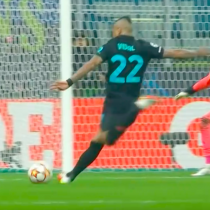 Con gol de Arturo Vidal el Inter venció 3-1 al Sheriff y se mete en la pelea por la Champions