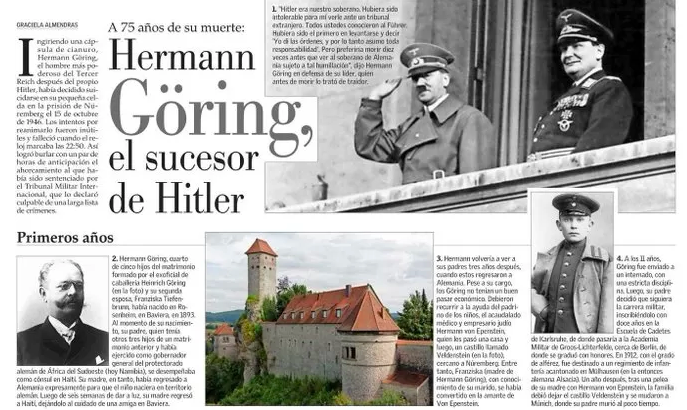 El problema del nazismo: a propósito del homenaje a Hermann Göring