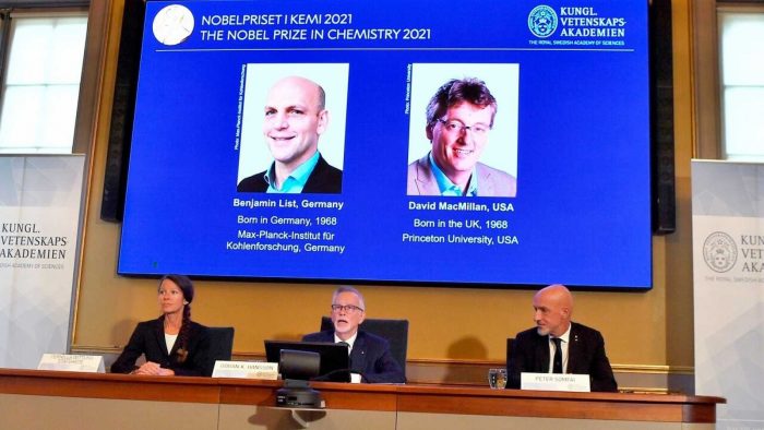 Nobel premia la organocatálisis, nueva herramienta para construir moléculas Nobel premia la organocatálisis, nueva herramienta para construir moléculas