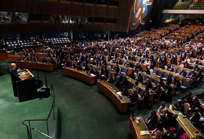 Menos del 10 % de representación femenina en la Asamblea de la ONU Menos del 10 % de representación femenina en la Asamblea de la ONU