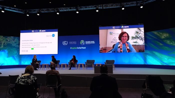 Marta Colet, gerenta general de Aguas Andinas en COP26: “Las empresas tenemos un rol ineludible para enfrentar la emergencia climática” Marta Colet, gerenta general de Aguas Andinas en COP26: “Las empresas tenemos un rol ineludible para enfrentar la emergencia climática”