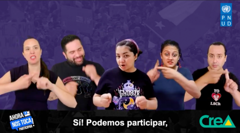 Lanzan campaña para convocar a votar a personas sordas este 21 de noviembre