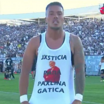 ANFP sancionó a delantero de Colo Colo por mostrar polera contra el femicidio de Paulina Gatica: “Es una clara incitación y llamado a generar violencia en los estadios”